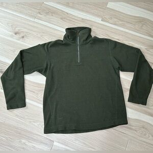 Patagonia Sweatshirt Womens Small Green Synchilla Pullover 1/4 Zip Casual